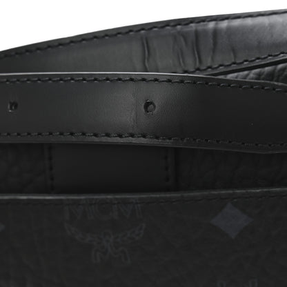 MCM Visetos Small Tracy Shoulder Bag Black 11 of 12