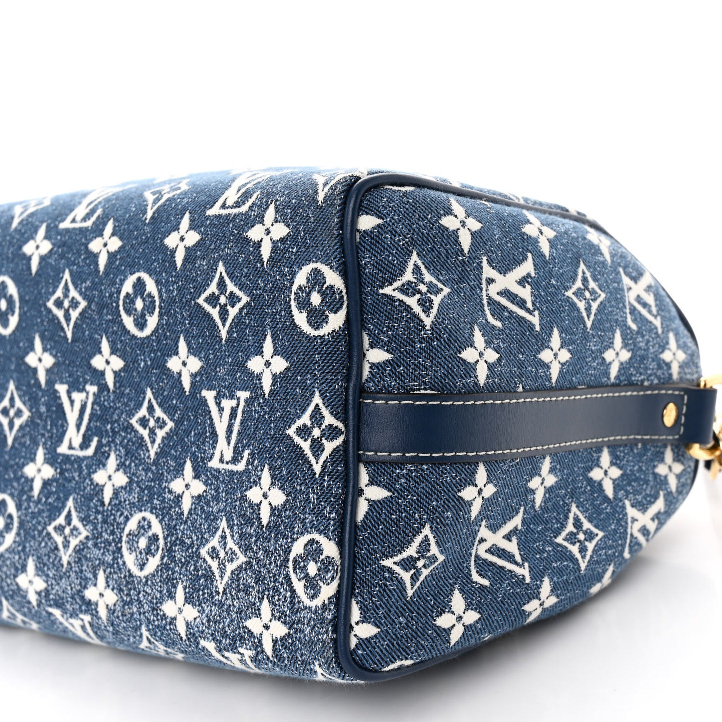 Monogram Jacquard Denim Speedy Bandouliere 25 Bleu