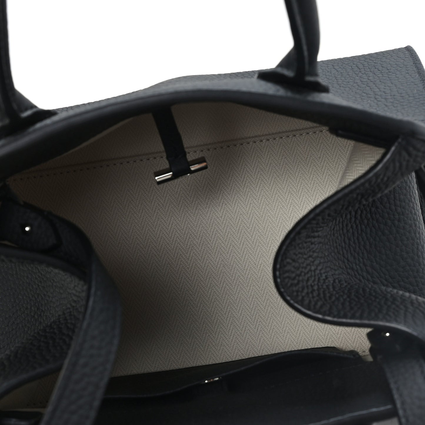Grained Calfskin Soft Margaux 10 Bag Black