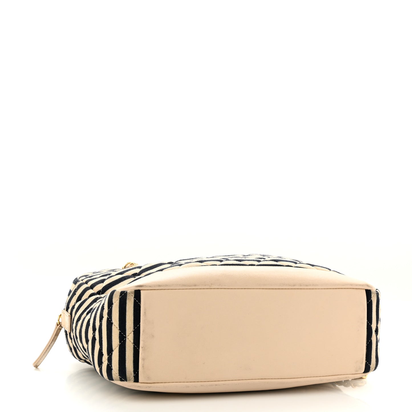 Jersey Quilted Coco Sailor Camera Case Beige Navy