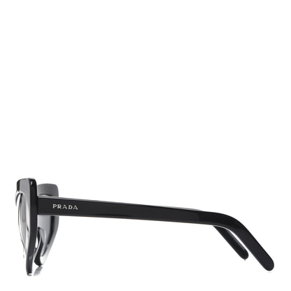 Prada Cat Eye Sunglasses SPR 11VF Black 3 of 7