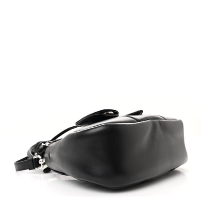 Prada Nappa Soft Padded Re-Edition 2002 Moon Bag Black 4 of 10