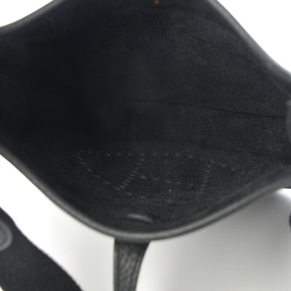Hermes Taurillon Clemence Evelyne TPM Black 5 of 8