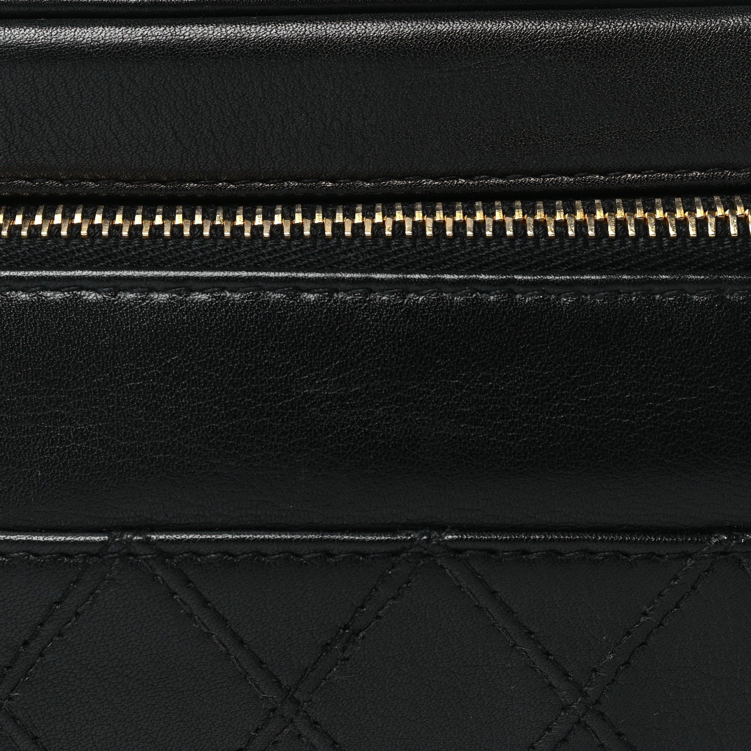 Chanel Lambskin Vanity Cosmetic Case Black 8 of 10