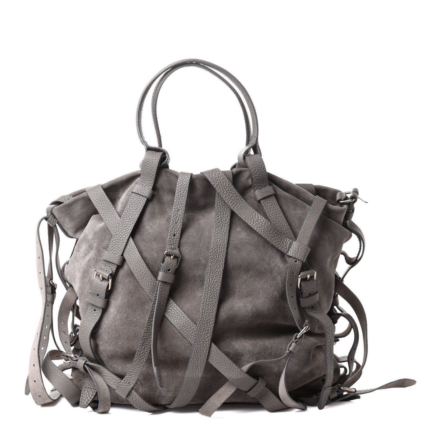 Suede Kirsten Satchel Grey