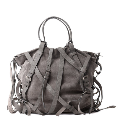 Alexander Wang Suede Kirsten Satchel Grey 1 of 10