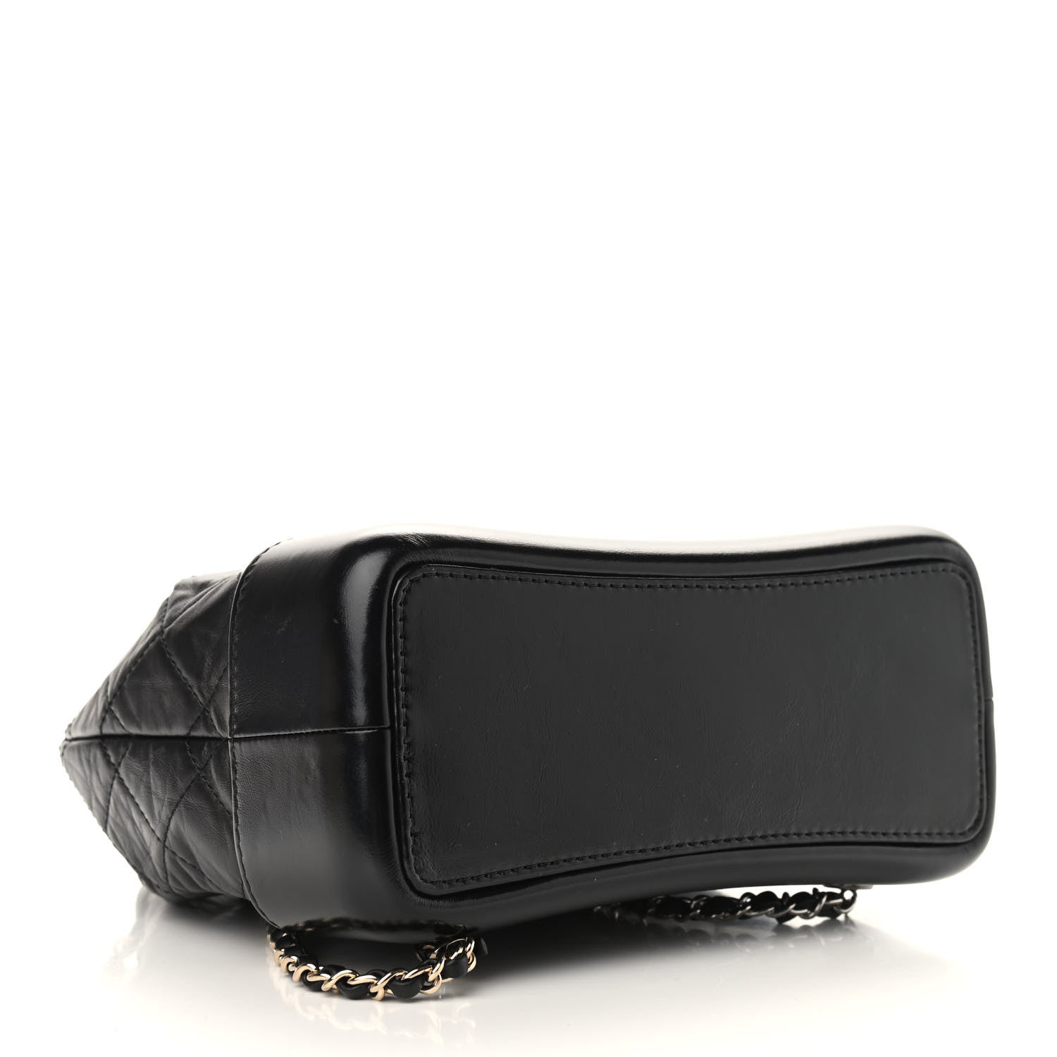 Chanel Aged Calfskin Quilted Small Gabrielle Backpack Black 4 of 9