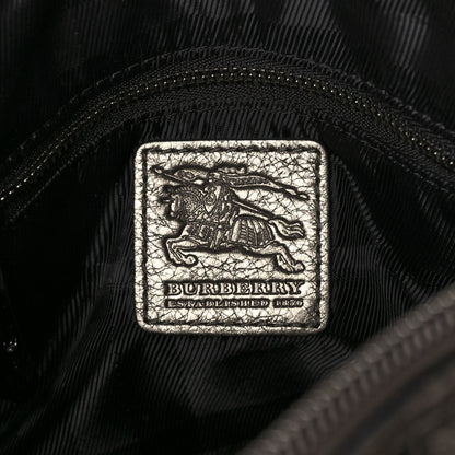 Burberry Metallic Shimmer Check Medium Alchester Bowling Bag 6 of 12