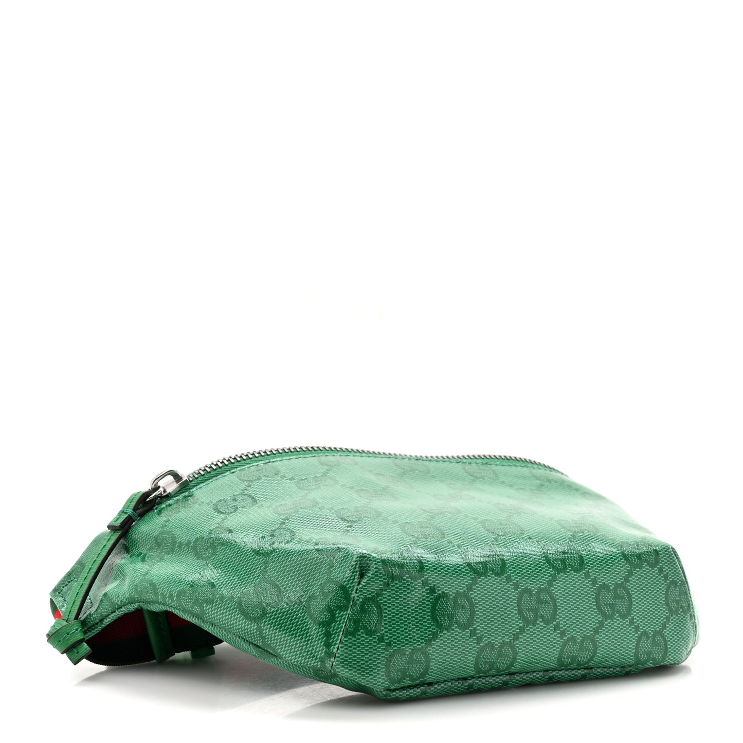 Crystal Monogram Web Childrens Belt Bag New Shamrock