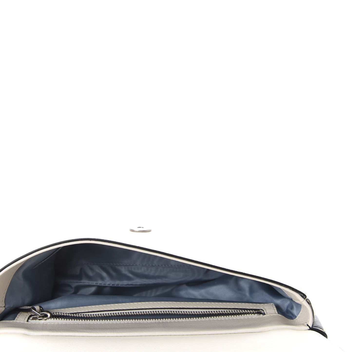 Calfskin Diagonal GG Medium Thiara Double Envelope Shoulder Bag Black White