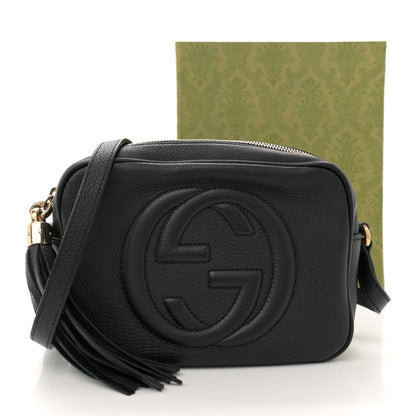 Gucci Pebbled Calfskin Small Soho Disco Bag Black 12 of 12