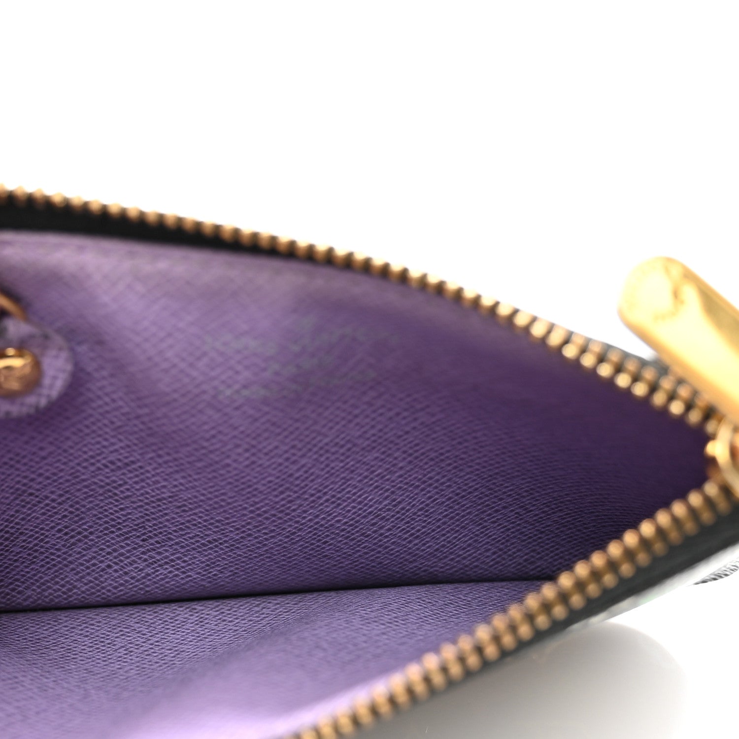 Louis Vuitton Monogram Multicolor Key Pouch Black Violet 5 of 6