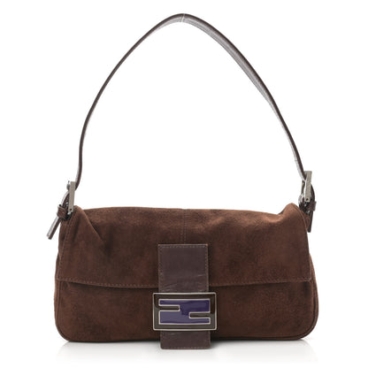 Fendi Suede Baguette Brown 1 of 13