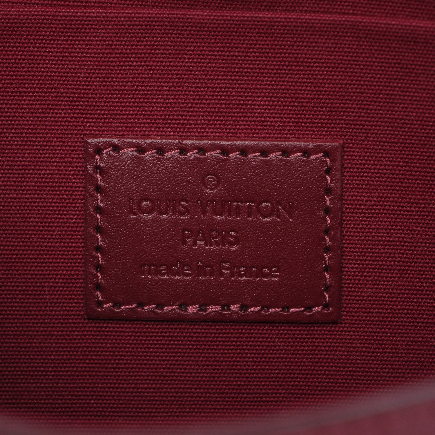 Louis Vuitton Vernis Felicie Chain Wallet Magenta 7 of 7