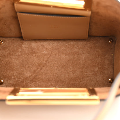 Fendi Vitello King Small Fendi Way Tote Miele Scuro 5 of 9