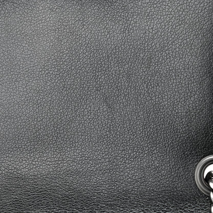 Prada Glace Calfskin Studded Crossbody Grey Black 12 of 13