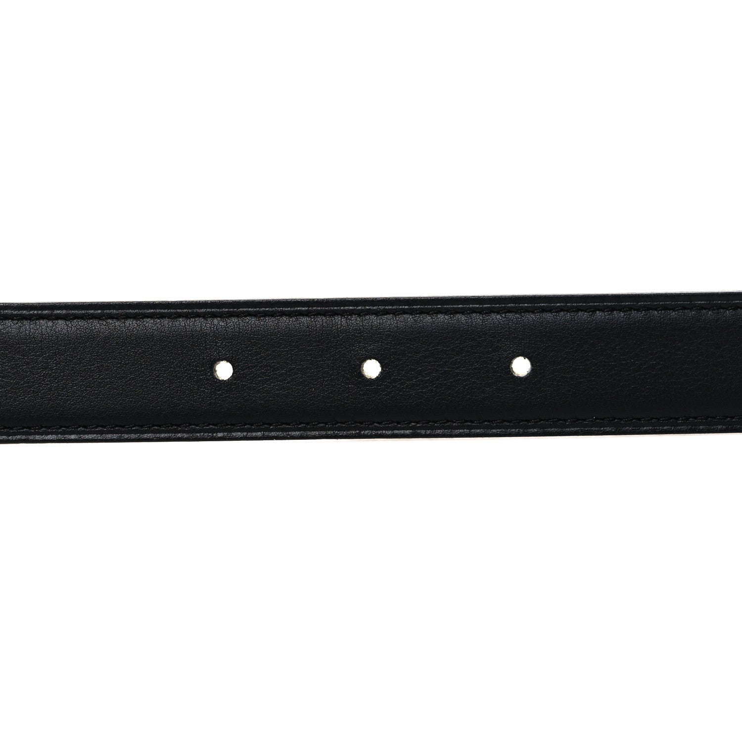 Hermes Swift Epsom 24mm Belt Strap 90 36 Black Craie 4 of 5