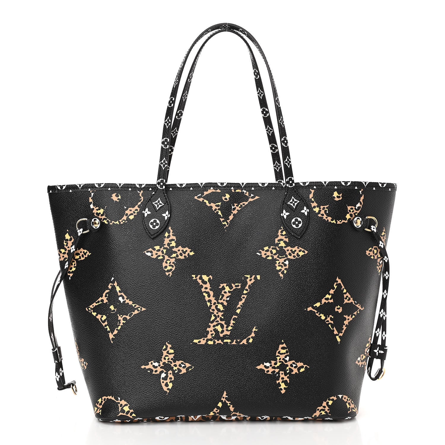 Louis Vuitton Monogram Giant Jungle Neverfull MM Black 3 of 11