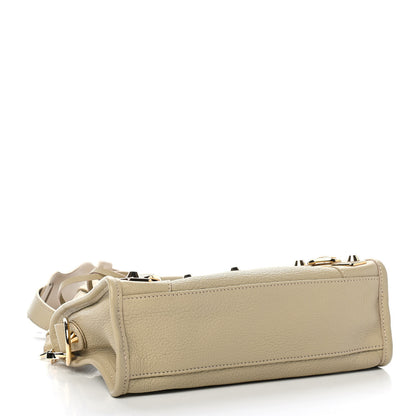 Balenciaga Chevre Gold Metallic Edge Hardware Mini City Beige Oryx 3 of 4