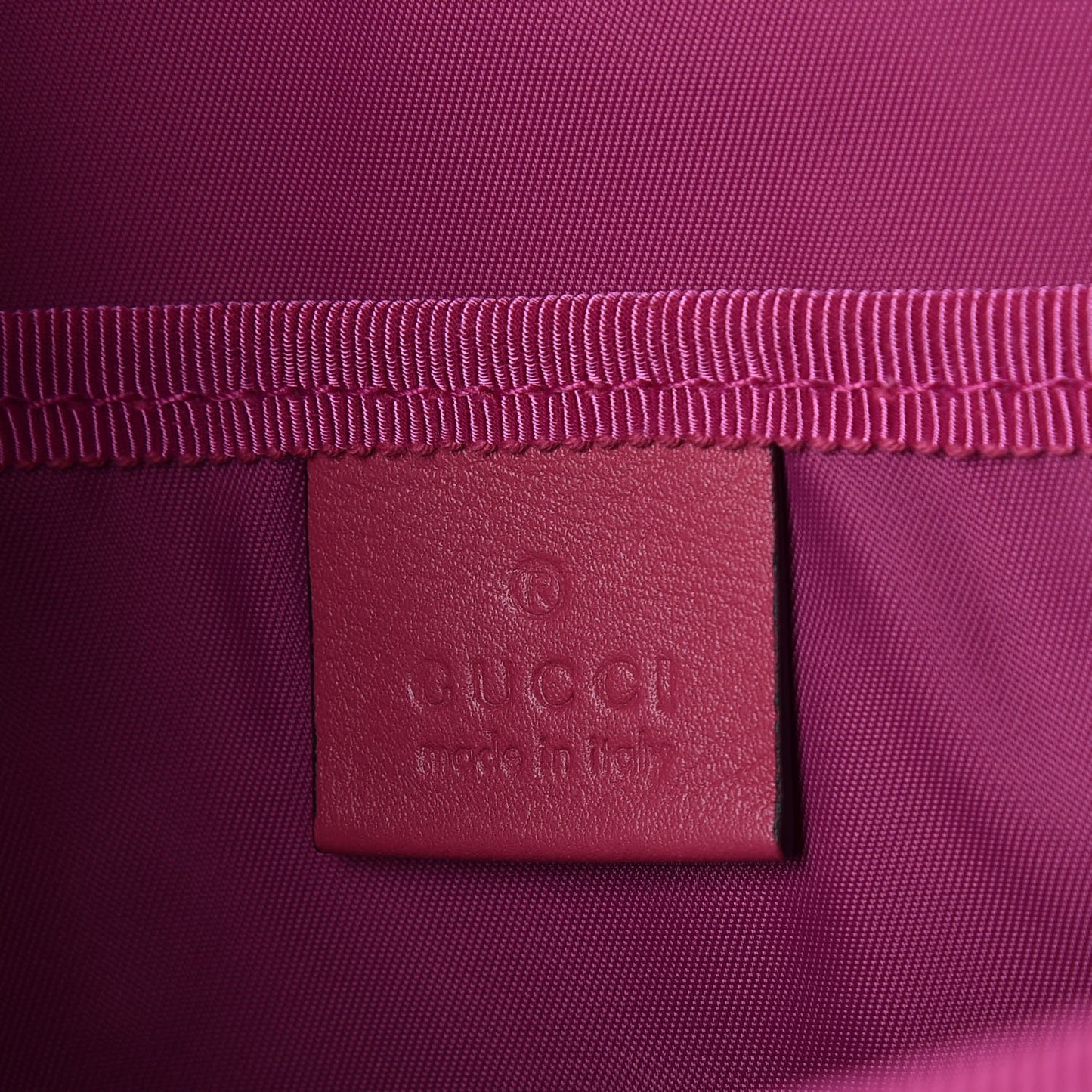 GG Supreme Monogram Rose Bud Diaper Bag Pink