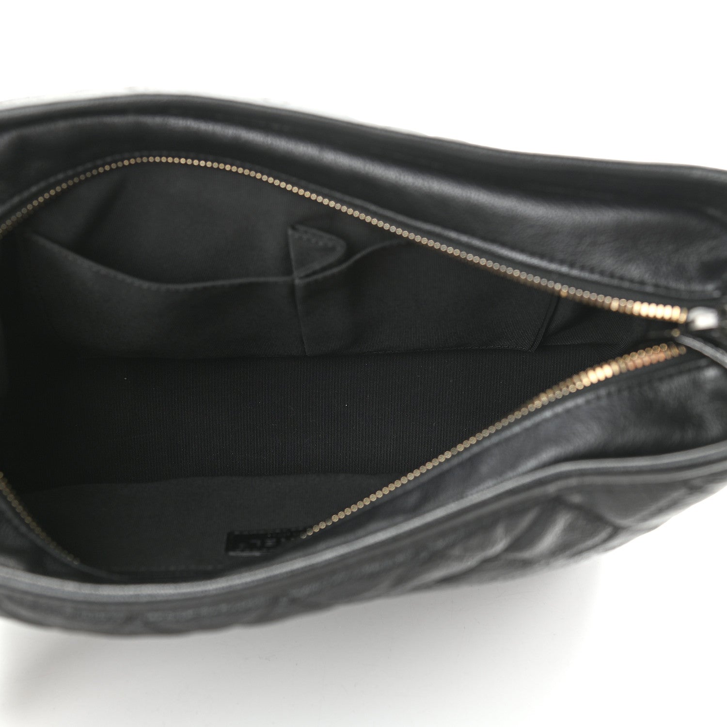 Chanel Patent Goatskin Quilted Medium Gabrielle Hobo Black 5 of 10