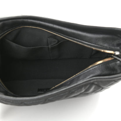 Chanel Patent Goatskin Quilted Medium Gabrielle Hobo Black 5 of 10
