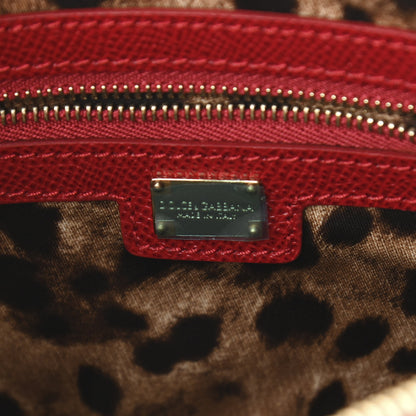 Dolce & Gabbana Dauphine Crossbody Camera Bag Dark Red 6 of 9