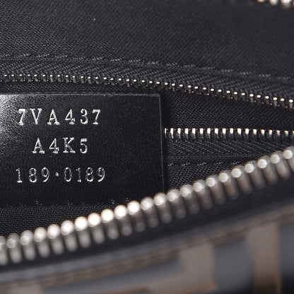 Fendi Vitello Century Bi-Color FF 1974 Embossed Messenger Maya Black 7 of 7