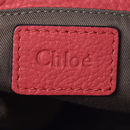 Chloe Calfskin Medium Marcie Satchel Red 6 of 6