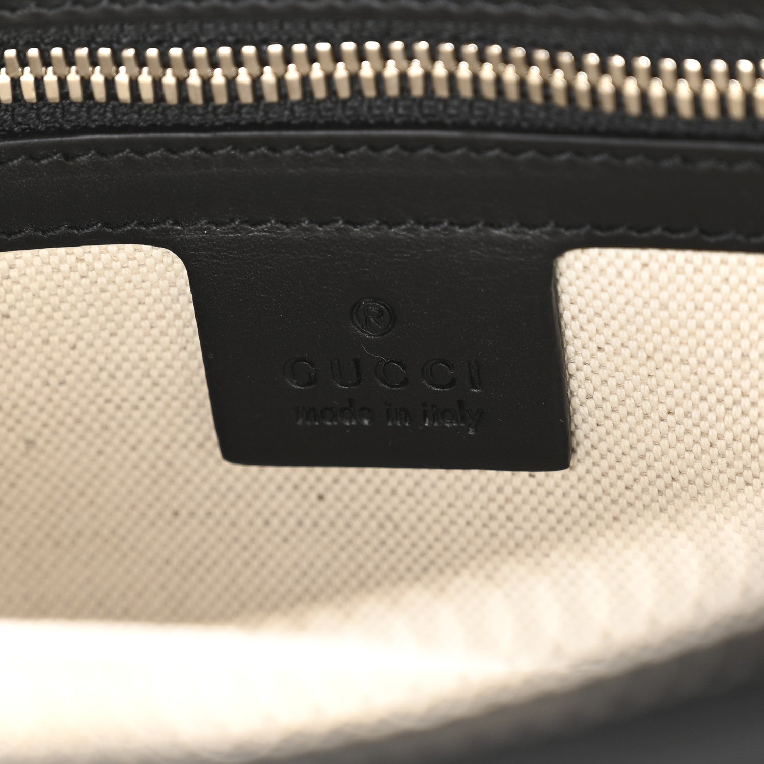 Gucci Calfskin GG Tennis Embossed Shoulder Bag Black 6 of 11
