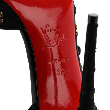 Christian Louboutin Jacquard Loubi In The Sky Iriza 100 Pumps 39 Multi Black 7 of 8