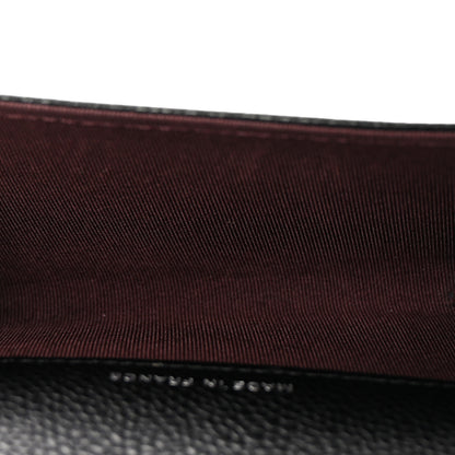 Chanel Caviar Quilted Flap Card Holder Wallet Black Black 5 of 8