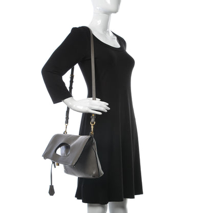 Tom Ford Grained Calfskin Alix Shoulder Bag Graphite 2 of 12