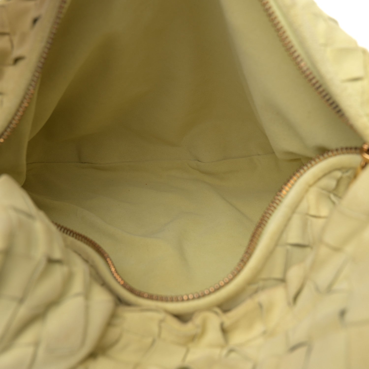 Bottega Veneta Suede Calfskin Intrecciato Teen Jodie Hobo Lemon Wash 5 of 12