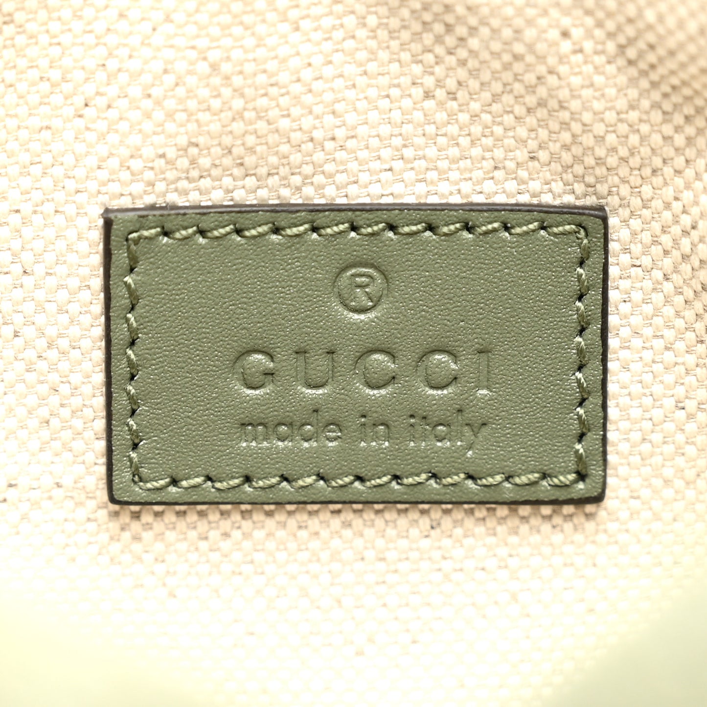 Suede GG Monogram Half Horsebit Mini Shoulder Bag Sage