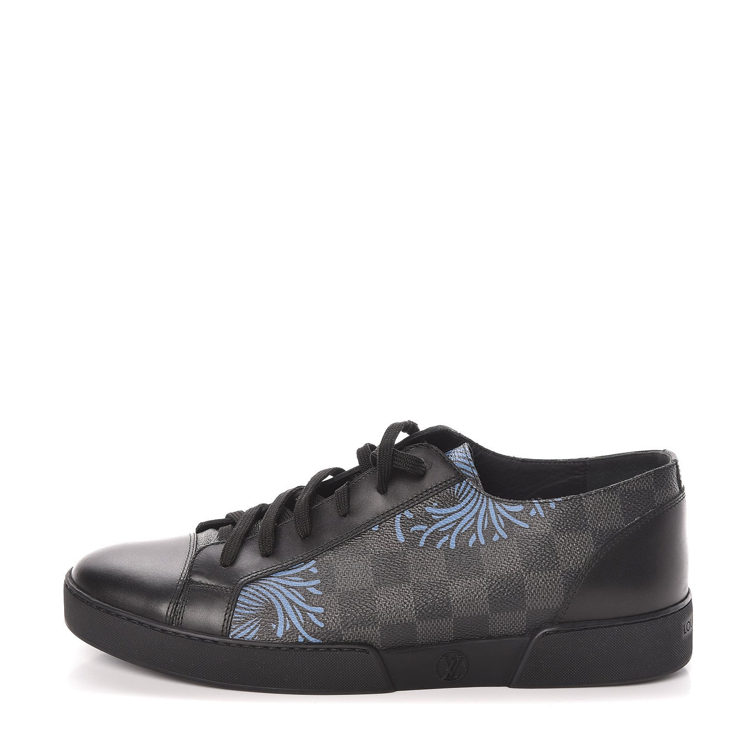 Louis Vuitton Damier Graphite Rope Sneakers 7.5 Blue 1 of 8