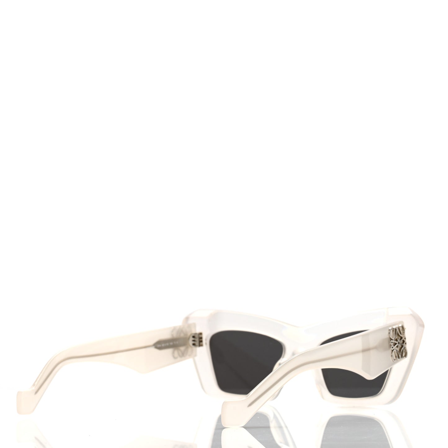 Acetate Cat Eye Sunglasses LW40036I White