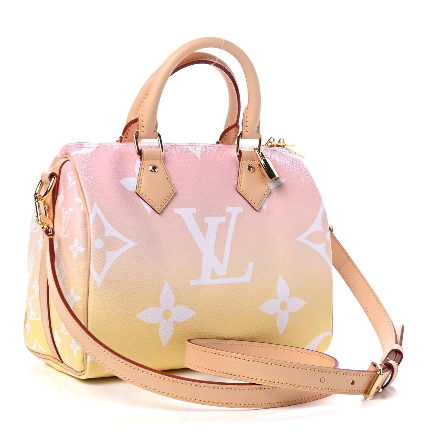 Monogram Giant By The Pool Speedy Bandouliere 25 Light Pink