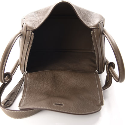 Hermes Taurillon Clemence Lindy 26 Etoupe 5 of 11