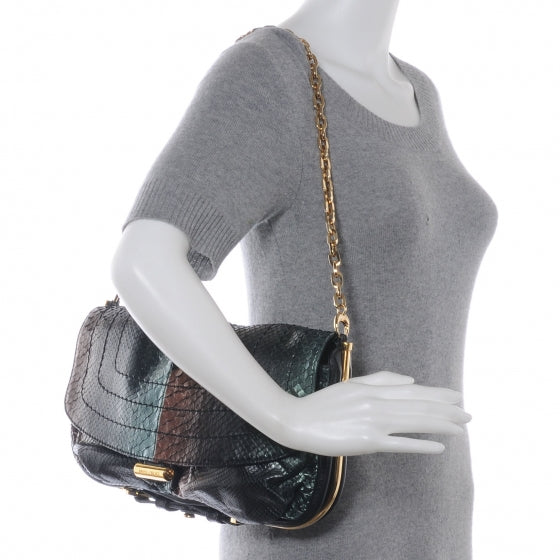 Python Arad Clutch Bag