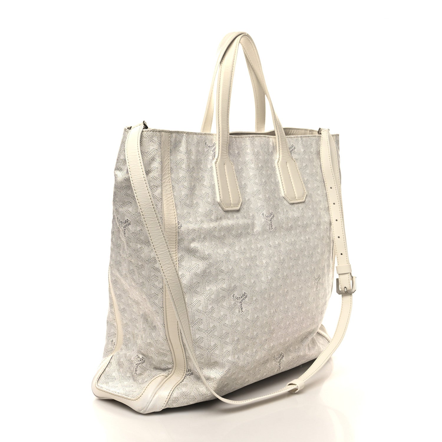Goyard Goyardine Voltaire III Tote White 3 of 11