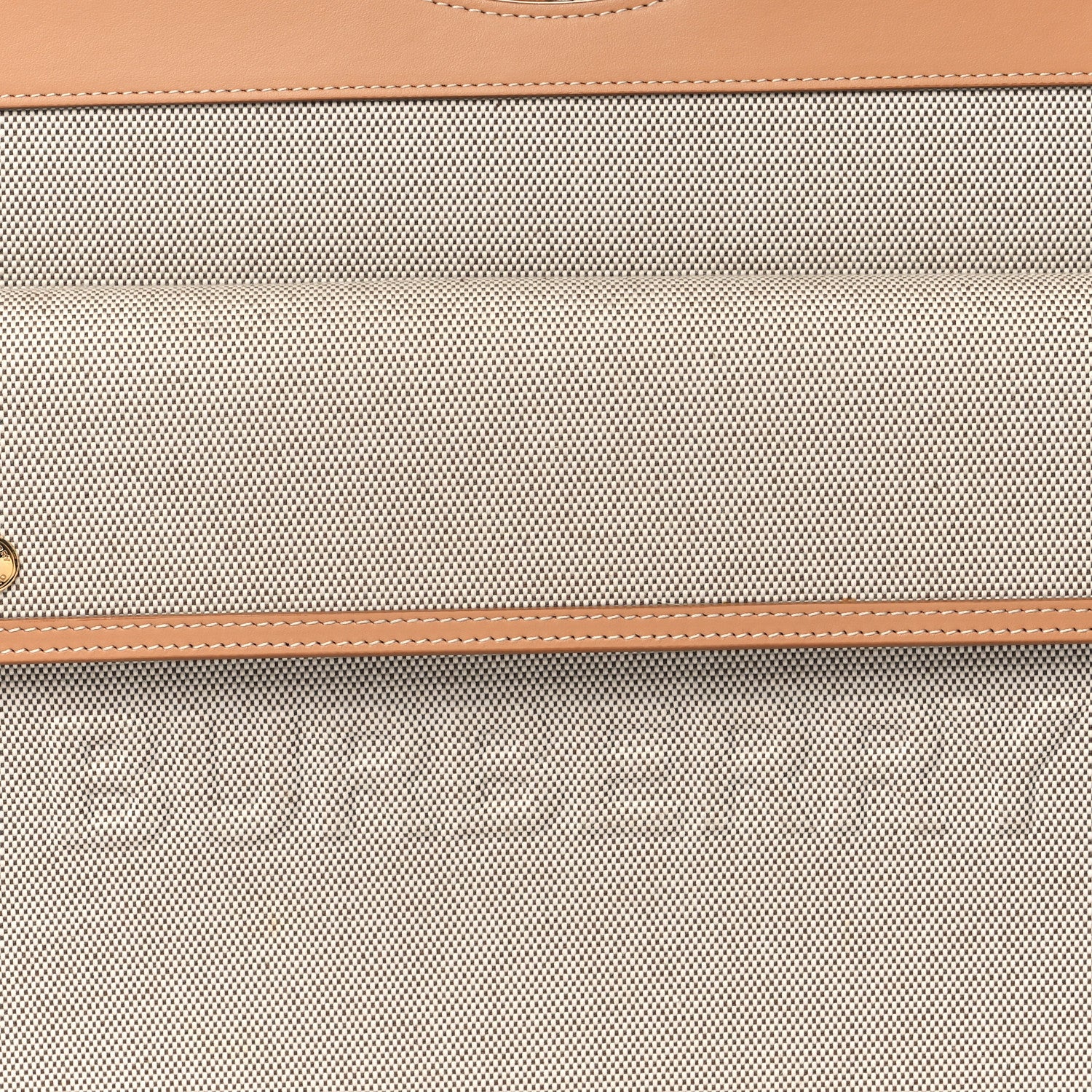 Burberry Canvas Smooth Calfskin Two Tone Medium Pocket Bag Soft Fawn Warm Sand 8 of 11