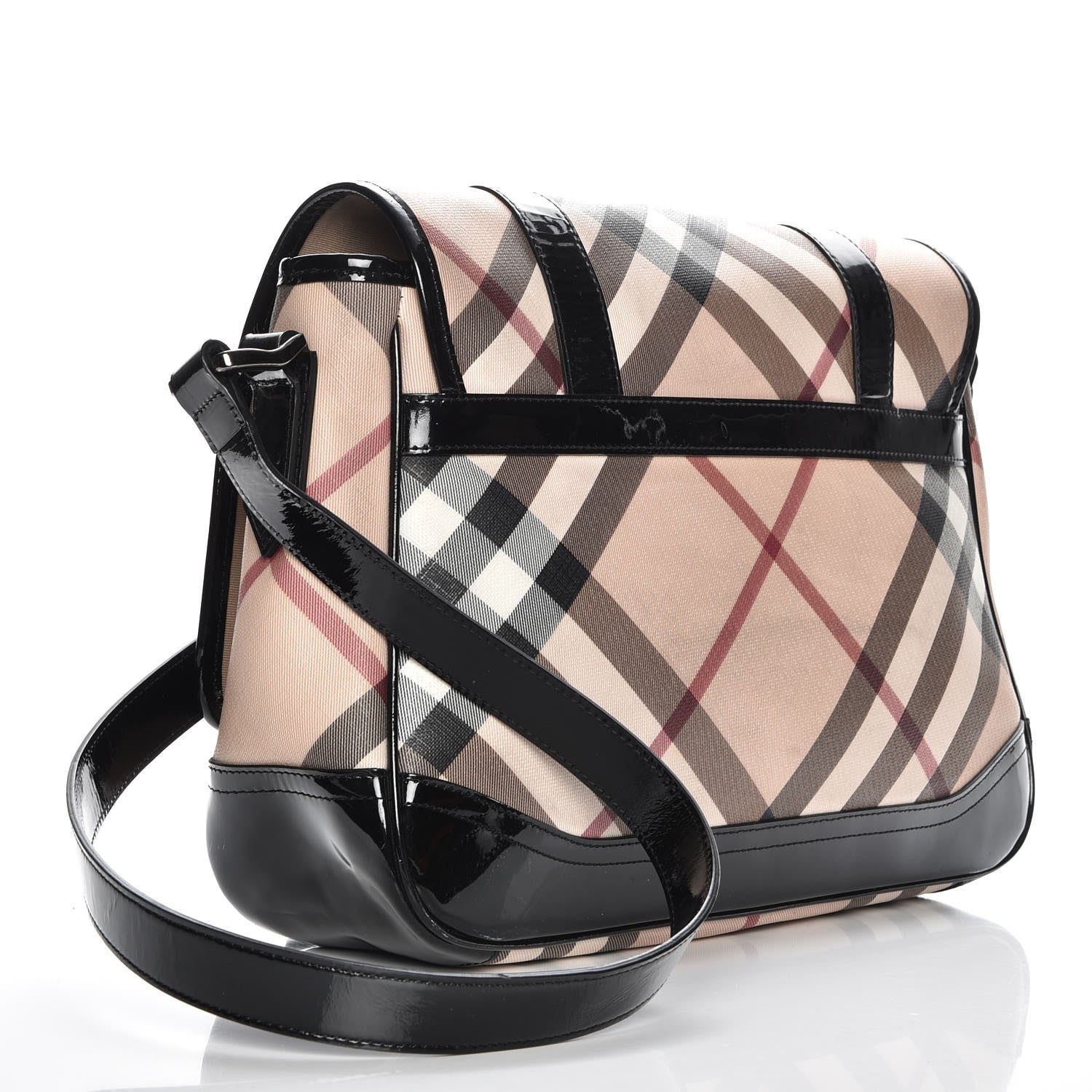 Burberry Nova Check Messenger Bag Black 3 of 12