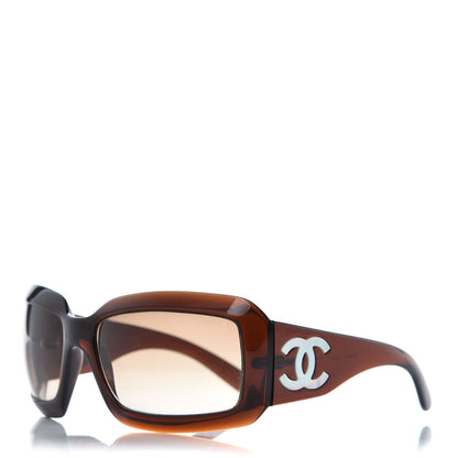 Chanel Mother of Pearl CC Sunglasses 5076-H Brown 1 of 10