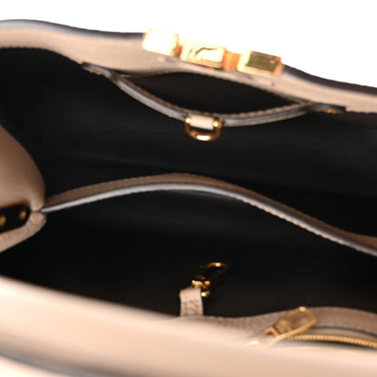 Louis Vuitton Taurillon Capucines PM Galet 5 of 11