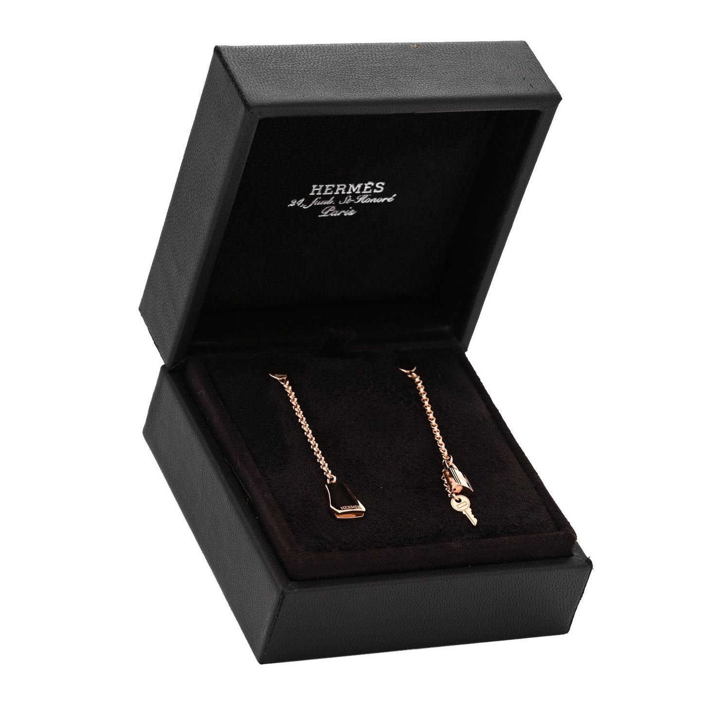 18K Rose Gold Kelly Clochette Earrings