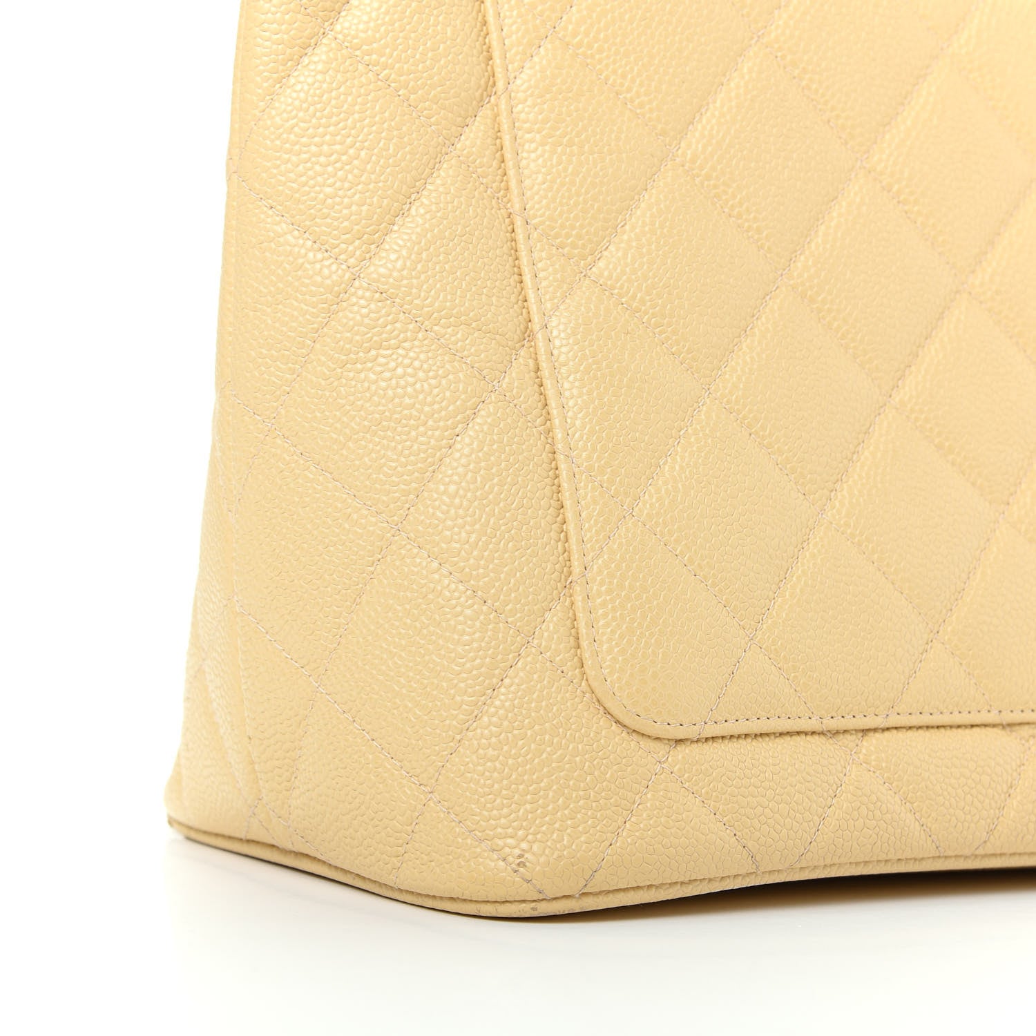 Chanel Caviar Quilted Medallion Tote Light Beige 11 of 12