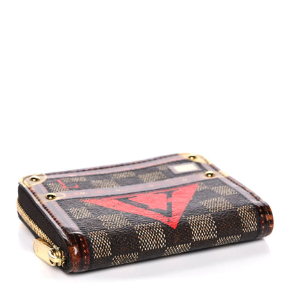 Louis Vuitton Transformed Damier Ebene Time Trunk Zippy Coin Purse 4 of 10