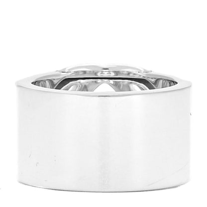 Gucci Sterling Silver 10mm Interlocking G Band Ring 45 3.25 3 of 6
