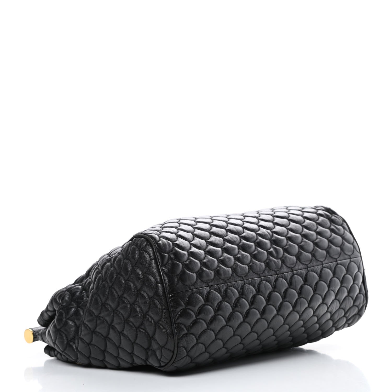 Dolce & Gabbana Calfskin Quilted Extra Large Miss Sicily Satchel Black 4 of 13